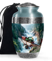 Train Large Cremation Urn for Adult Human Ashes - Men Urns For Human Ashes