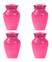 Bright Pink Large Customizable Cremation Urn for Adult Human Ashes