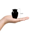 Black Personalized Urn - Beautifully Handcrafted Urns For Human Ashes