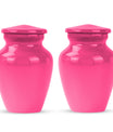 Bright Pink Large Customizable Cremation Urn for Adult Human Ashes