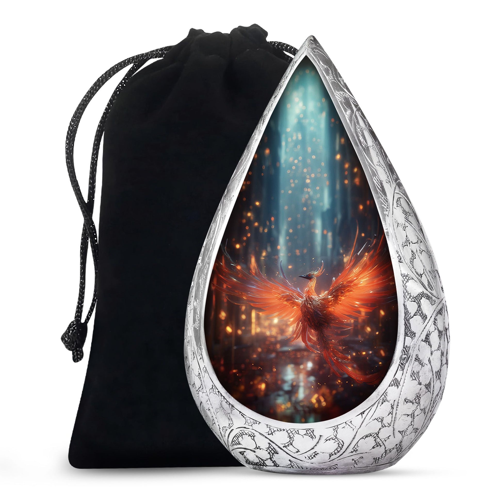 Phoenix Cremation Urns for Adult Male Ashes- Funeral Urn for Human Ashes