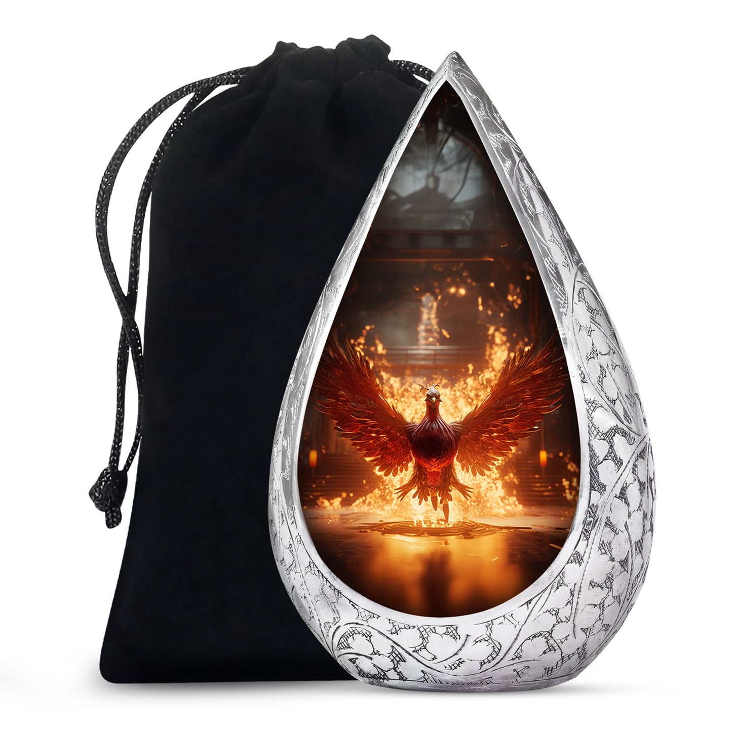 Phoenix Cremination Urn for Human Ashes - Urn for Men