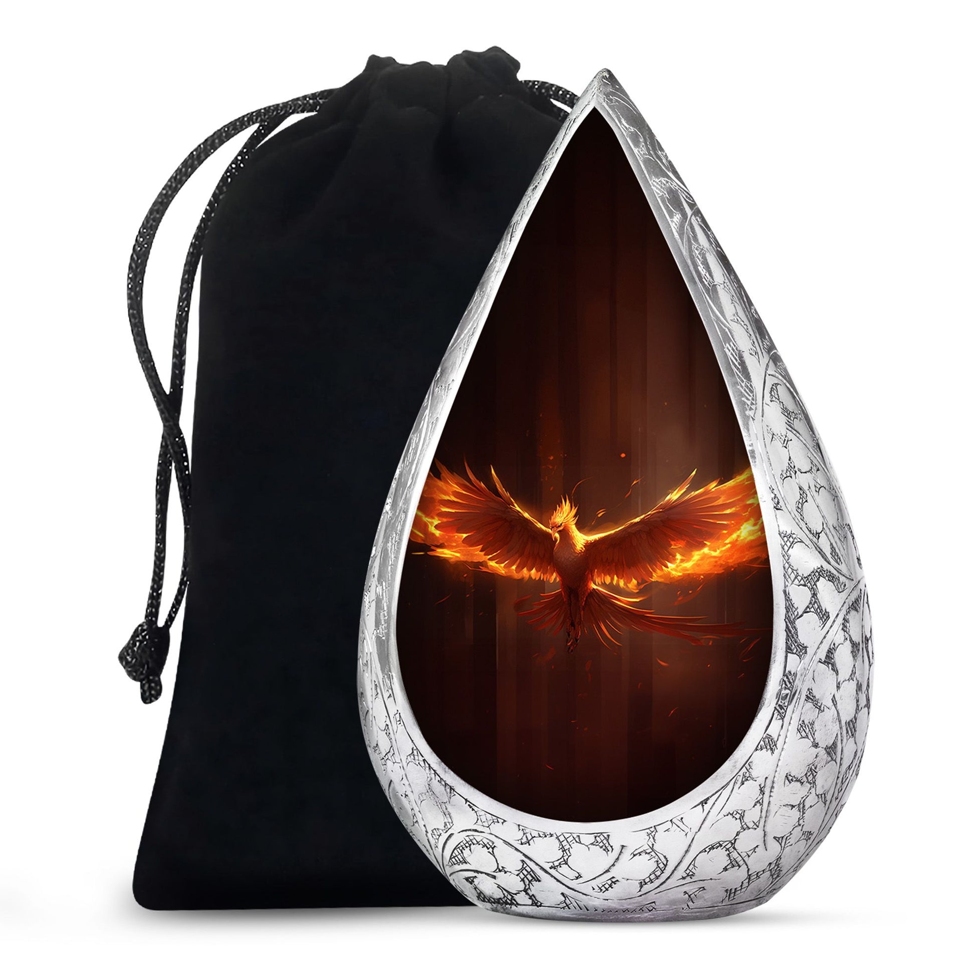 Elegant Funeral Phoenix Urn - Adult Male Burial Urns for Ashes