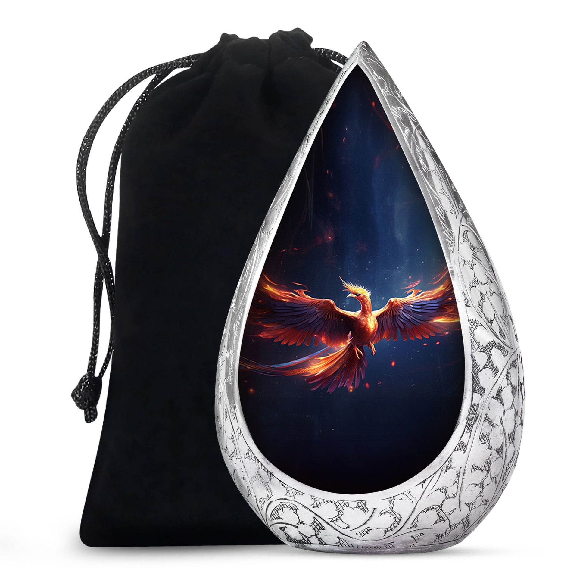 Beautiful Phoenix Urn for Human Ashes - Urns for Men & Women