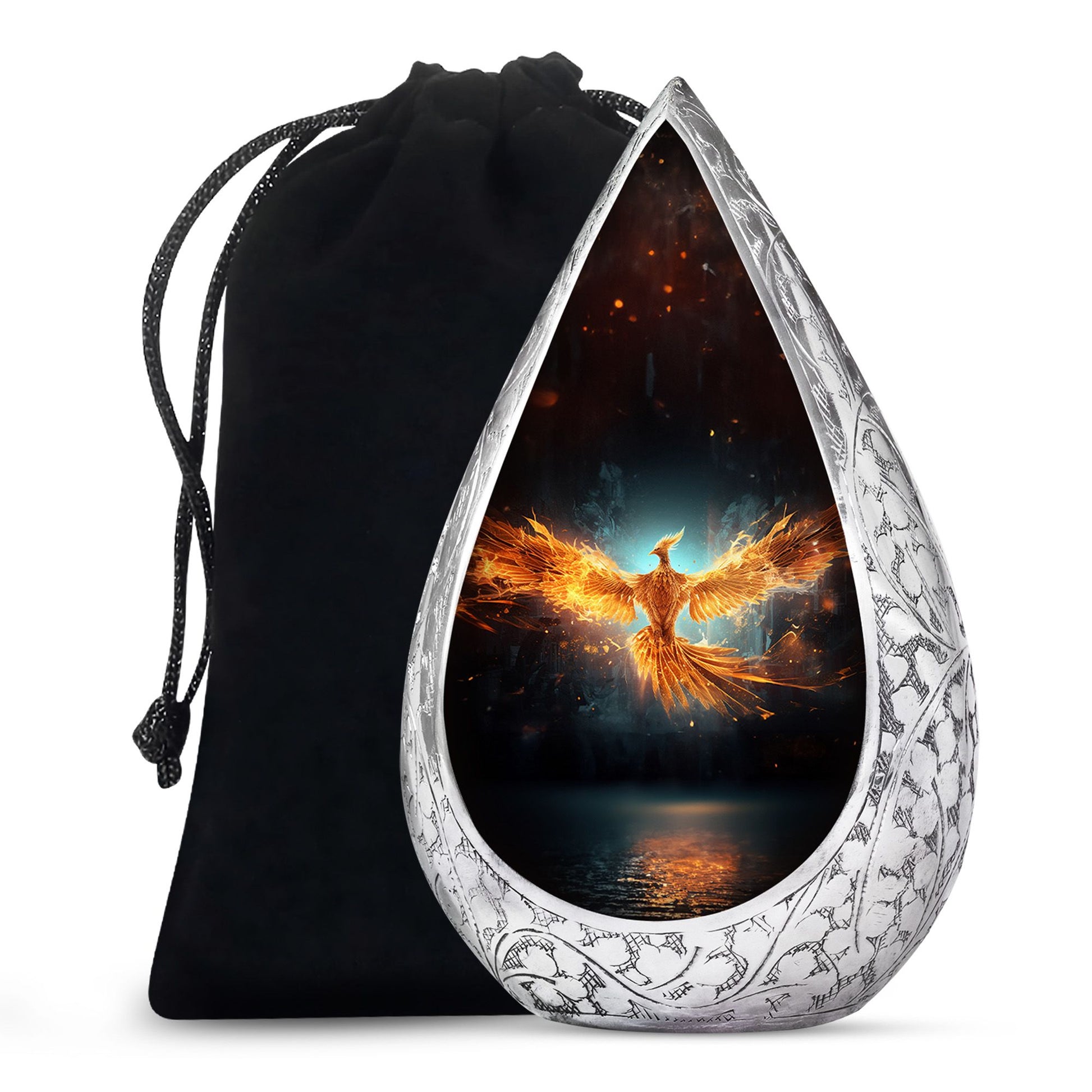Phoenix Cremation Memorial Urns for Men - Urns for Human Ashes