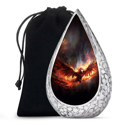 Phoenix Metal Cremation Urn for Human Ashes - Urns For Men