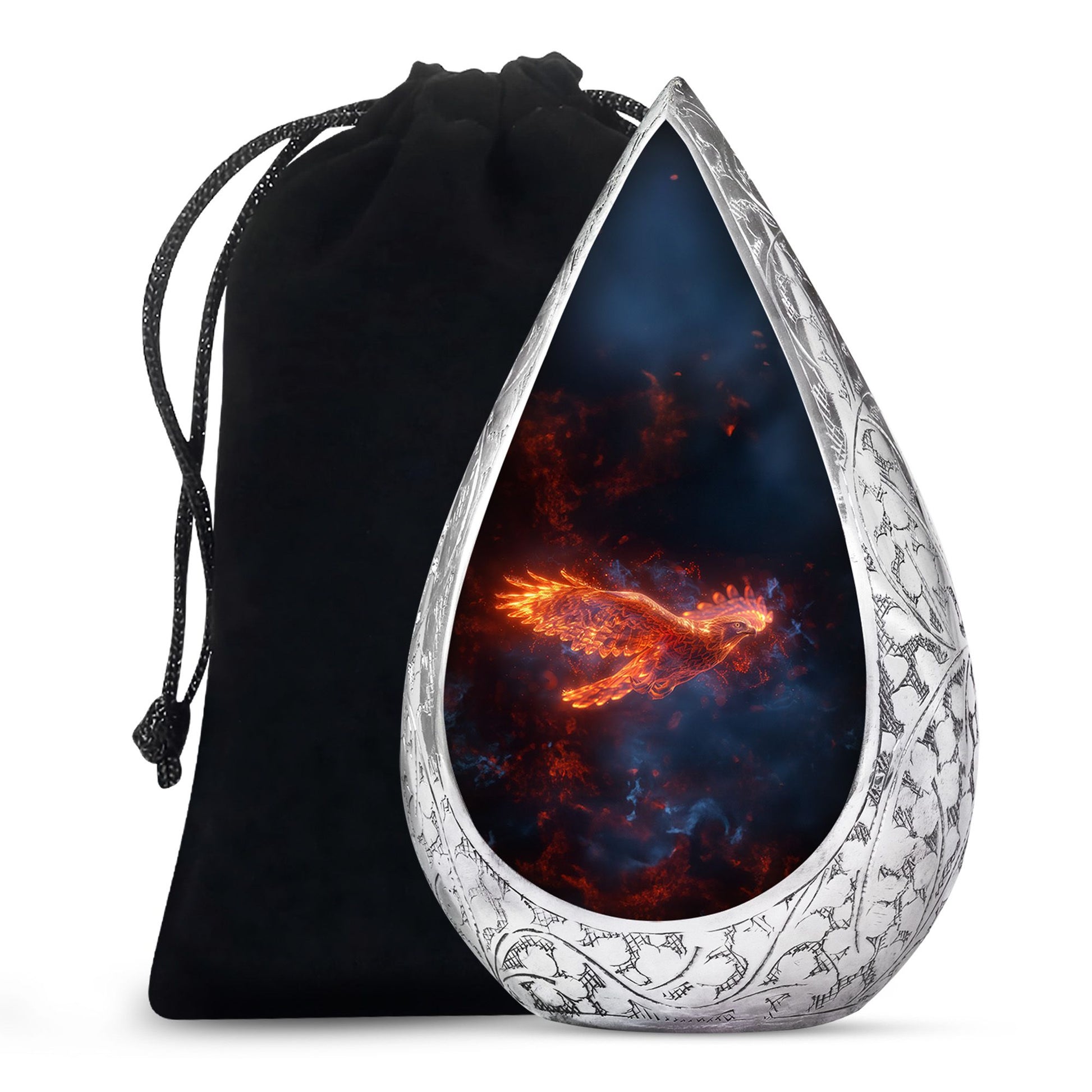 Phoenix Bird Cremation Urn for Human Ashes - Urn for Men & Women