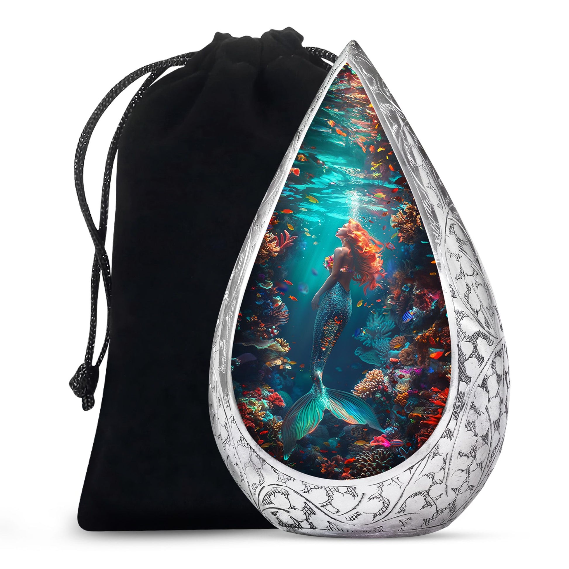 Mermaid Cremation Urns For Men and Women - Mermaid Memorial Urns