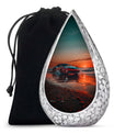 Sports Cremation Urn Adult Male - Racing Car Urn For Adult Male