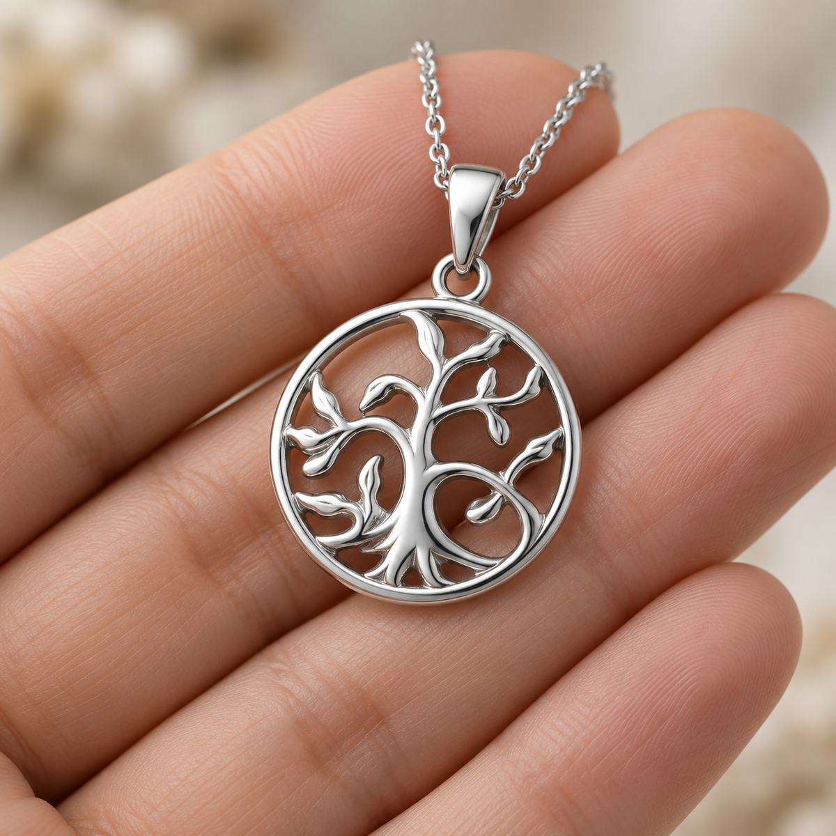 Tree of Life Memorial Pendant Necklace