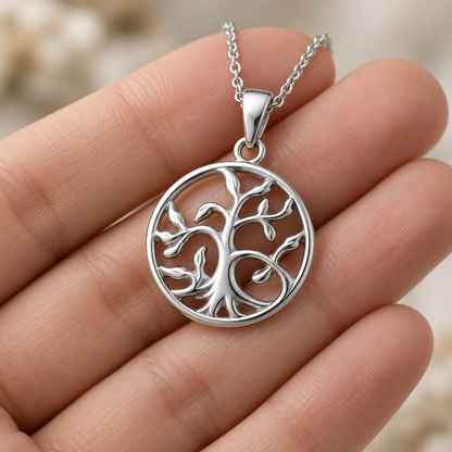 Tree of Life Memorial Pendant Necklace