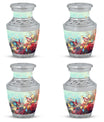Colorful Butterflies urn for human ashes
