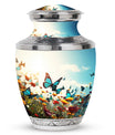 3 inch Classic Butterfly Aluminium Urn for Cremation Ashes