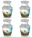 3 inch Classic Butterfly Aluminium Urn for Cremation Ashes