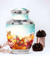Colorful butterflies urn, cremation urns for women, large and suitable for adult male dad ashes