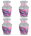 Colorful Butterflies 3-Inch Classic Urn made of Aluminium.