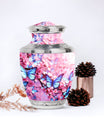 Colorful Butterflies 3-Inch Classic Urn made of Aluminium.