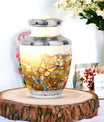 Classic 3-inch Butterflies Memorial Urn made of Aluminium