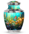 Classic Purple Butterflies Urn, a unique Large Urn for Ashes