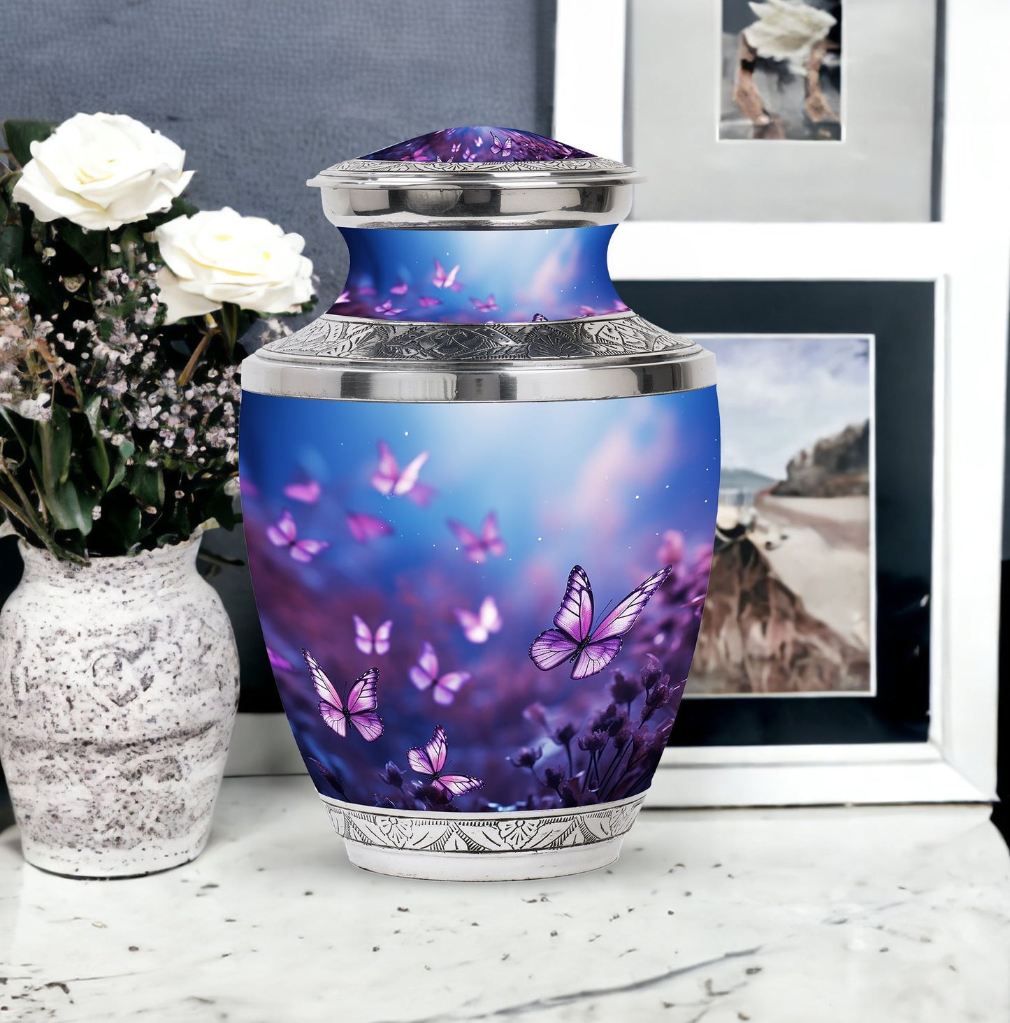 Magical Butterfly Cremation Urn.