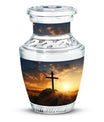 Large classic Christ Urn in blue sky