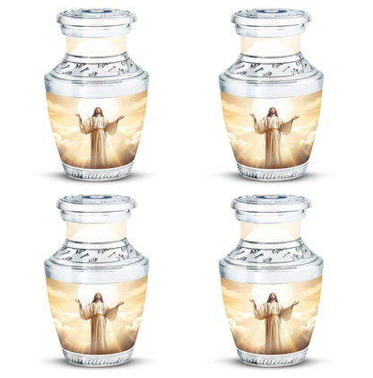 Large Classic Jesus Cross Memorial Urn.