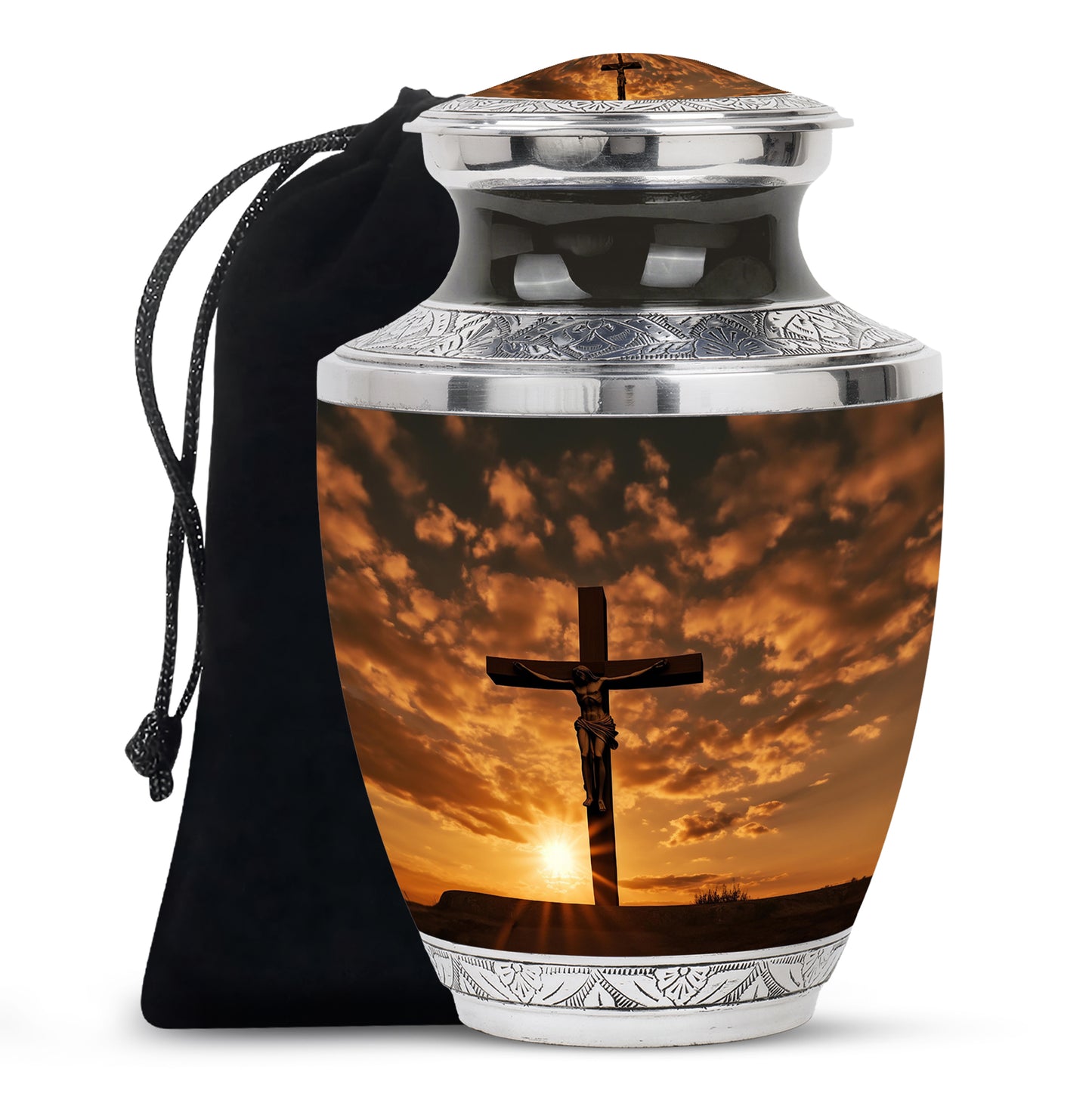 Funeral Cross Cremation Urns for Adult Human Ashes