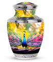 Classic 3-inch Peacock Urn for Human Ashes.