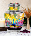 Classic 3-inch Peacock Urn for Human Ashes.