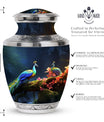 Classic 3-Inch Peacock Cremation Urn.