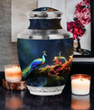 Classic 3-Inch Peacock Cremation Urn.