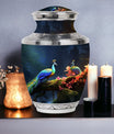 Classic 3-Inch Peacock Cremation Urn.