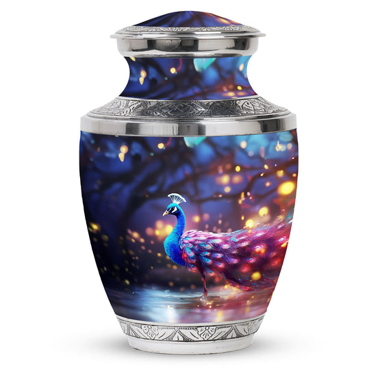 Peacock Urn for Human Ashes.