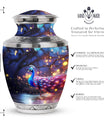 Peacock Urn for Human Ashes.