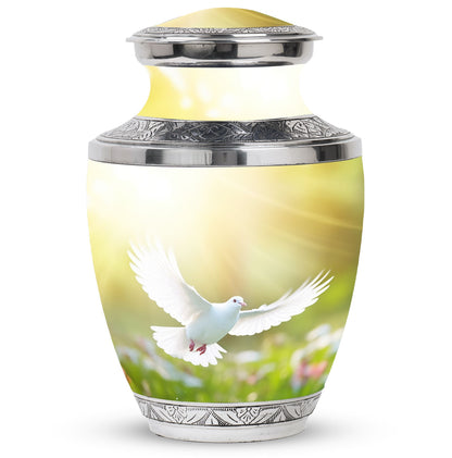 Classic design Eternal Peace Dove Urn, small urn for ashes