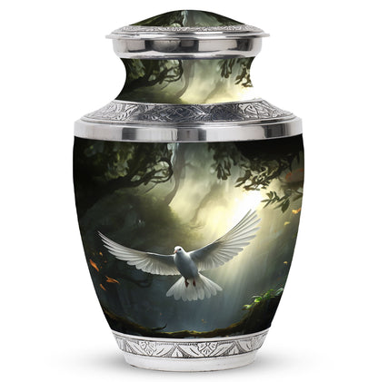 3-inch Dove Symbol of Hope Classic Cremation Urn.