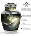 3-inch Dove Symbol of Hope Classic Cremation Urn.