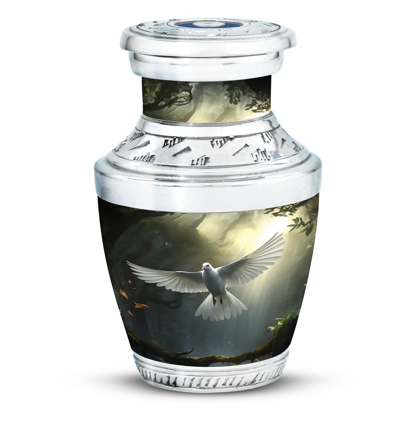 3-inch Dove Symbol of Hope Classic Cremation Urn.