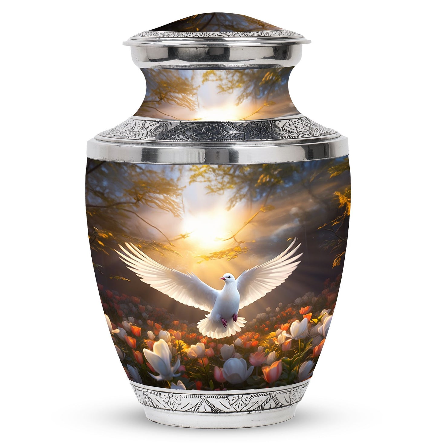 3-inch Dove Memorial Urn in Classic Design.