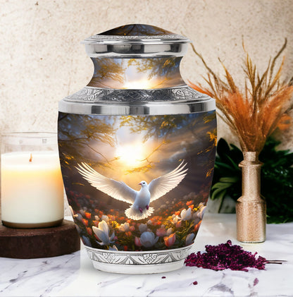 3-inch Dove Memorial Urn in Classic Design.