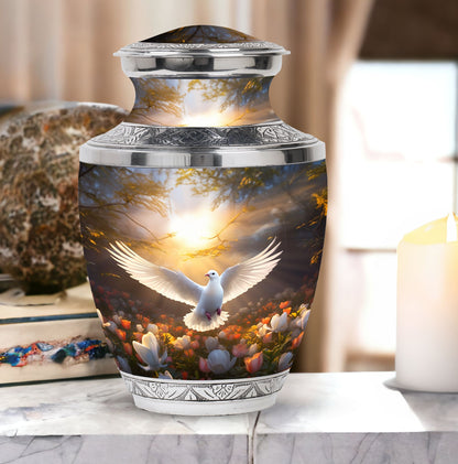 3-inch Dove Memorial Urn in Classic Design.