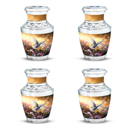 Classic, 3-Inch Dove Urn for Human Ashes.