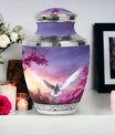 3-inch Classic Dove Cremation Urn in Aluminium.