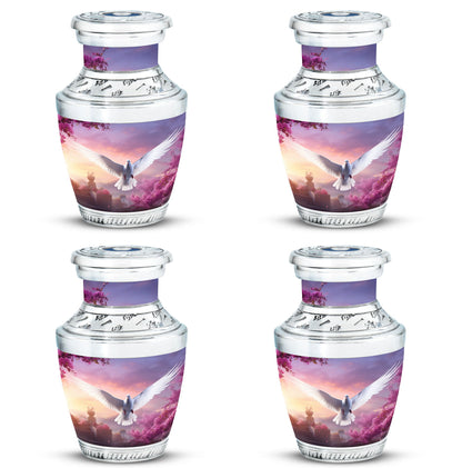 3-inch Classic Dove Cremation Urn in Aluminium.
