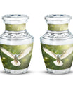 Classic Dove Cremation Urn, Large Aluminium Unique Urn for.
