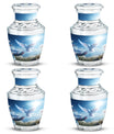 Large classic dove urn for human ashes