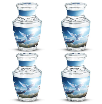 4 Keepsake 3 inch Urns