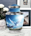 Large classic dove urn for human ashes