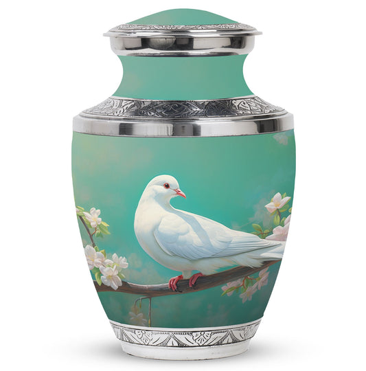 Dove Memorial Classic Urn, Unique Urn for human cremation.