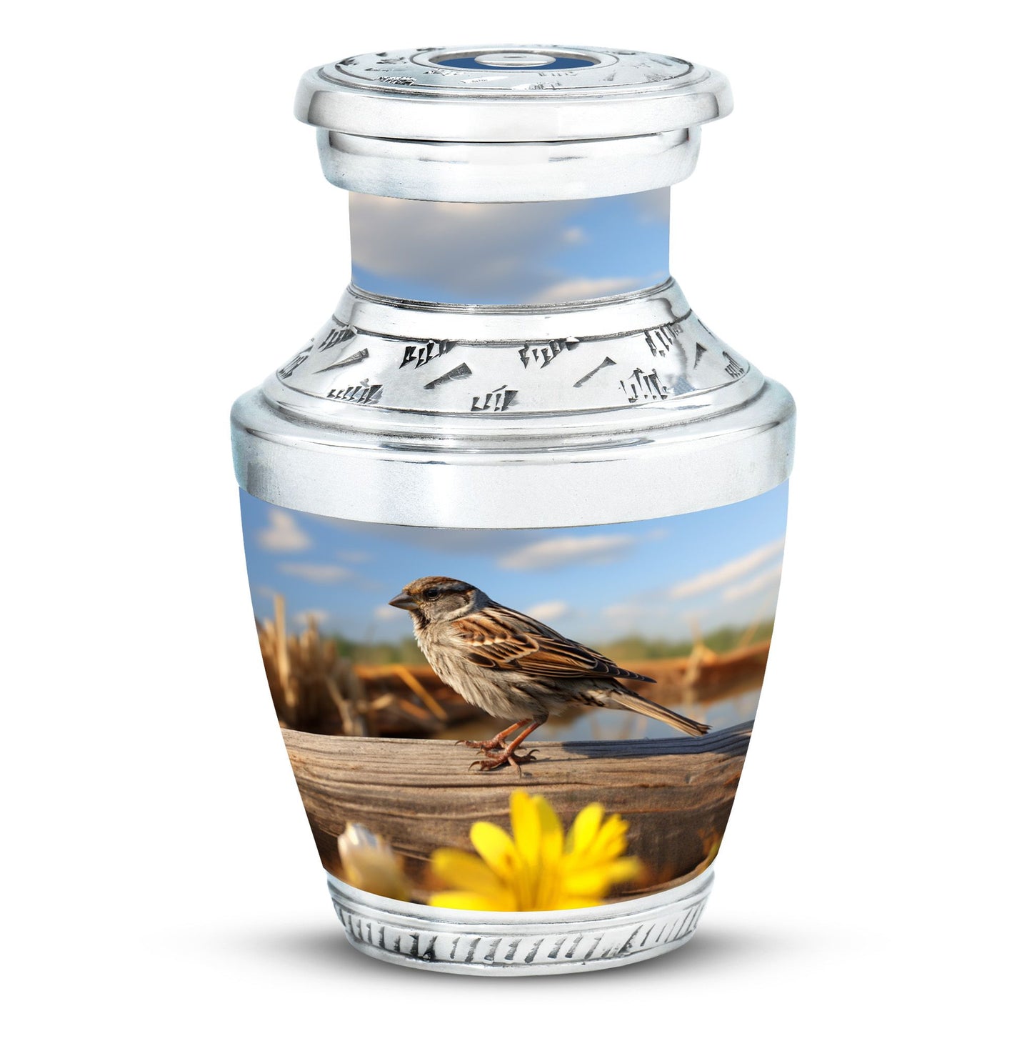 Classic Sparrow Urn for Cremation Ashes.